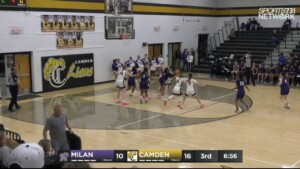Tuesday Night Hoops Camden Girls Defeat Milan Girls