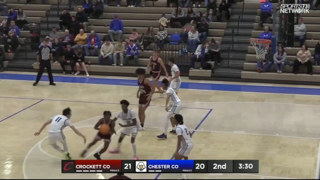 Tuesday Night Hoops Crockett County Defeats Chester County Boys