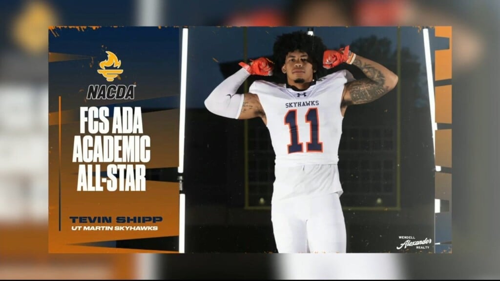 Ut Martin Linebacker Tevin Shipps Makes Academic All Star Team