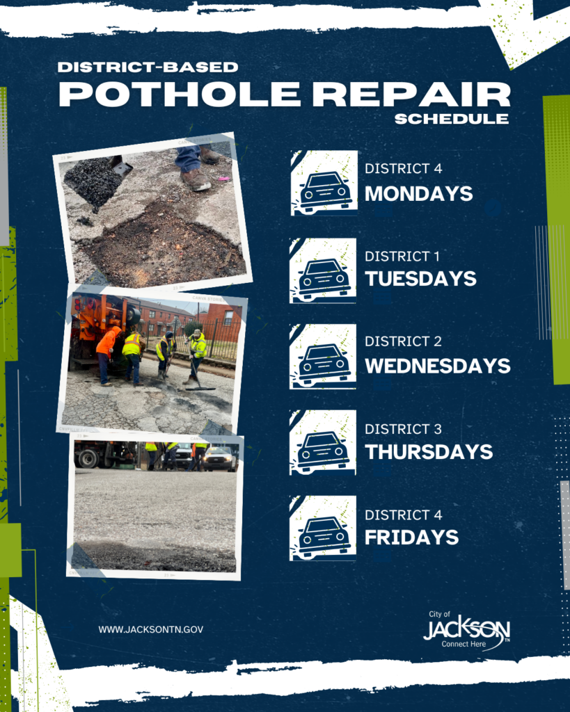 District Based Pothole Repair