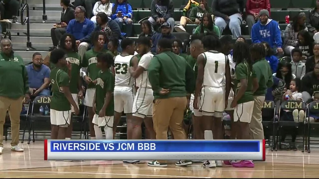 Jcm Defeats Riverside Basketball