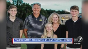 Tab Vowell New Peabody Head Football Coach