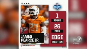 Falcons Select Vols James Pearce Jr In First Round Of Nfl Draft