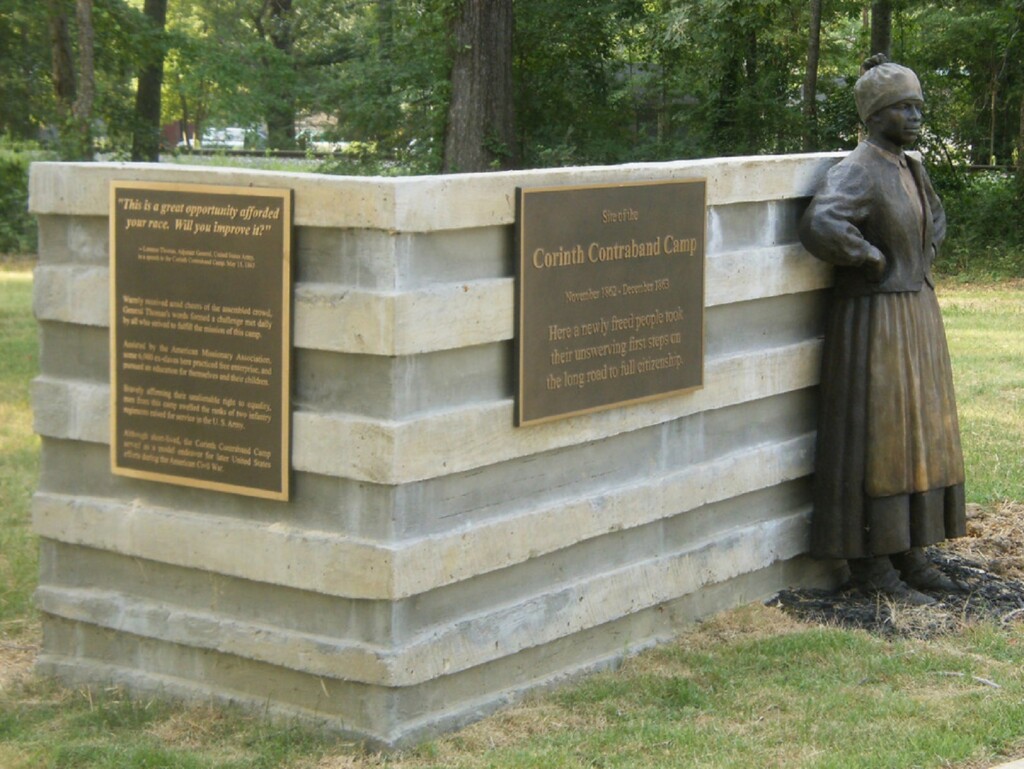 Corinth Contraband Camp Entrance Nps Photo