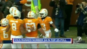 Vols Football Number 24 In Ap Top 25