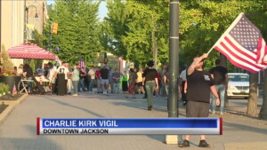 Candlelight Vigil Held In Memory Of Charlie Kirk