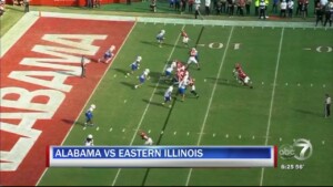 Alabama Defeats Eastern Illnois