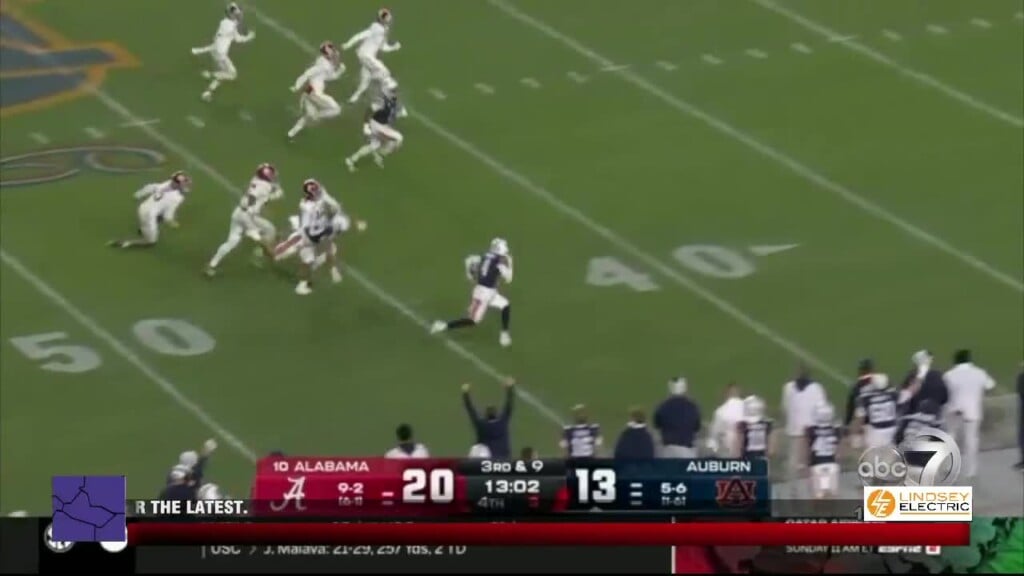 Highlight Monday Alabama Defeats Auburn In Iron Bowl
