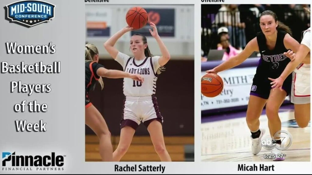Fhu Rachel Satterly And Bethel Micah Hart Earn Player Of The Week