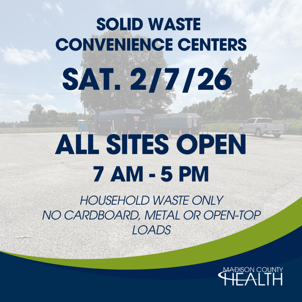 Solid WastCenter Schedule 2 7 26
