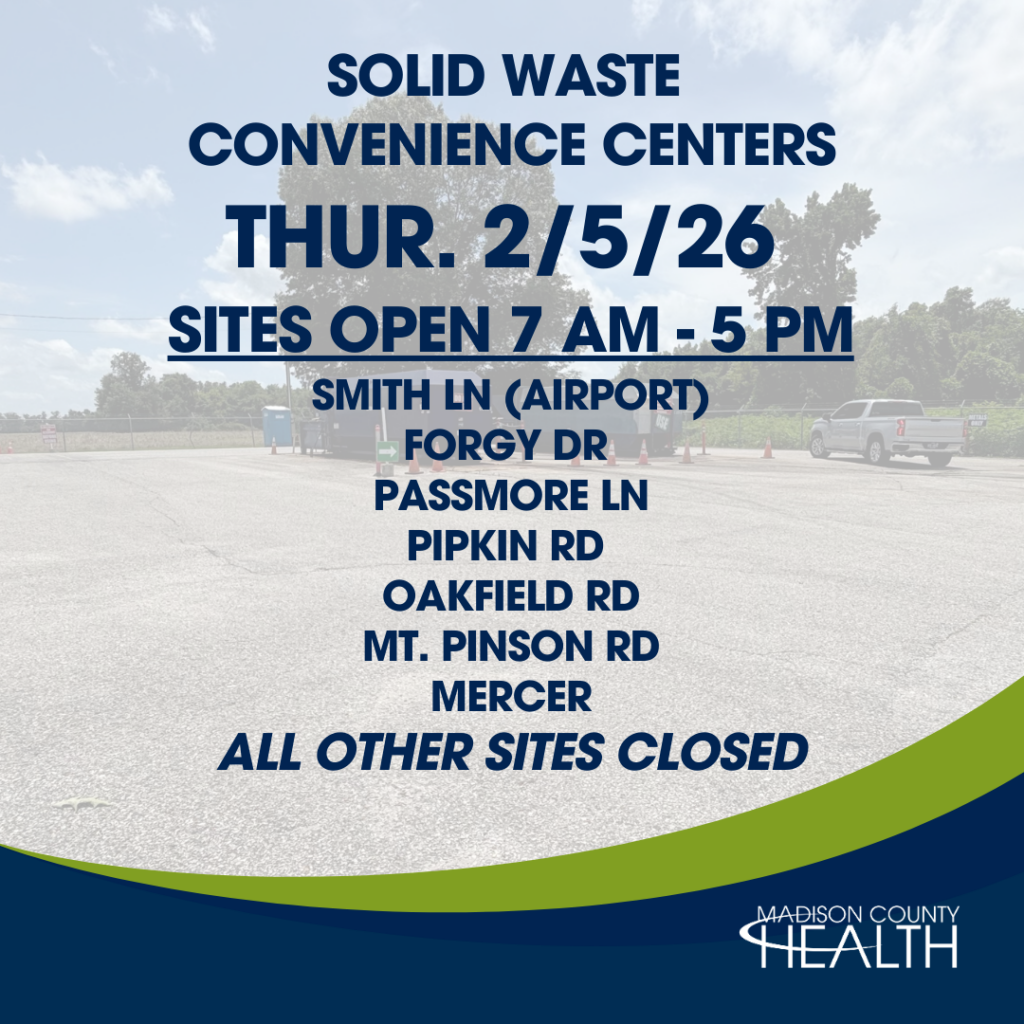 Partial Reopening Solid Waste 2 5 26