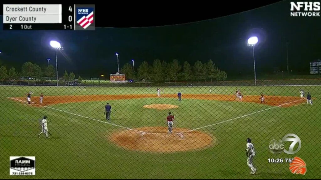 Crockett County Baseball Defeats Dyer County