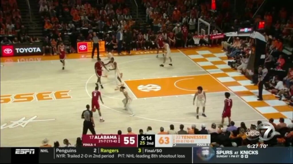 Vols Fall To Alabama