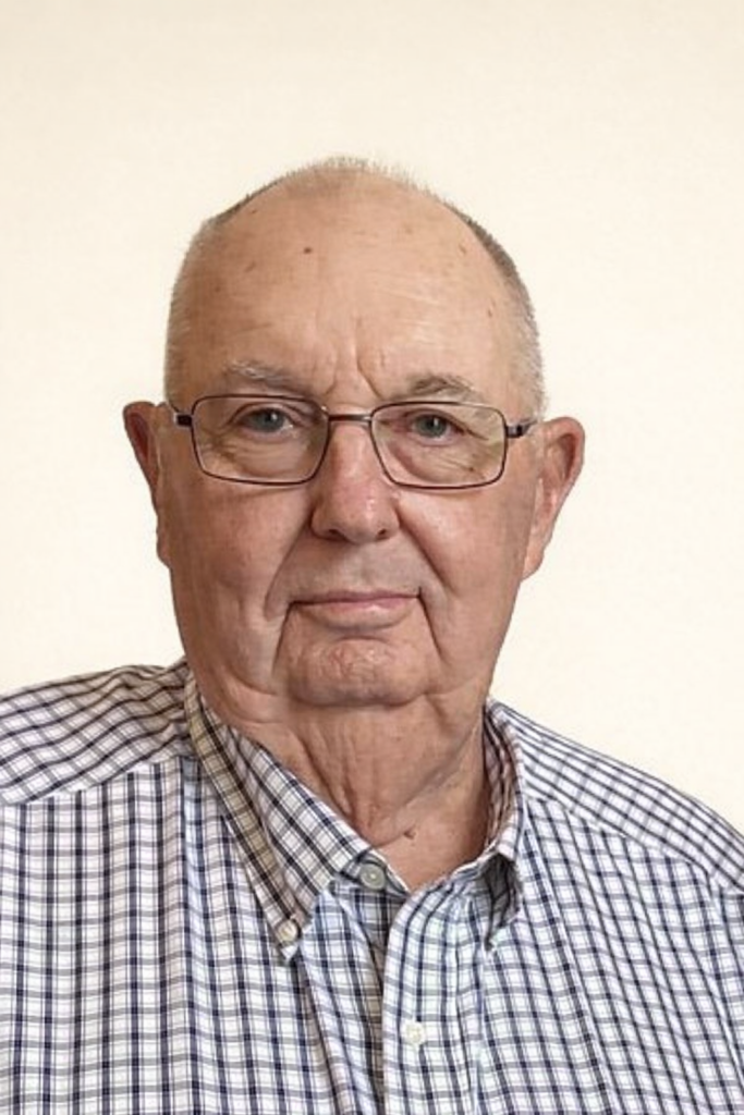 Elderly Man In Checkered Shirt Portrait 1