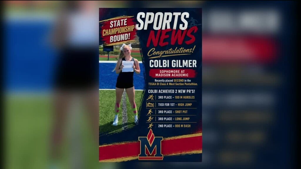 Colbi Gilmer Is State Bound