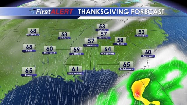 Thanksgiving Day Outlook