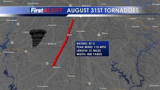 Pickens/Lamar/Fayette County Tornado