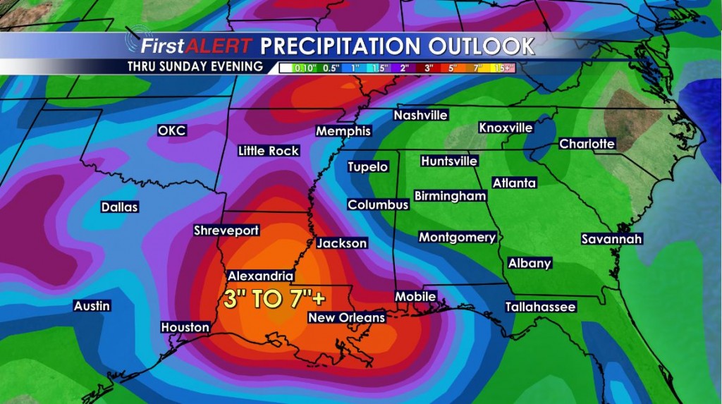 Rainfall Potential Through Sunday