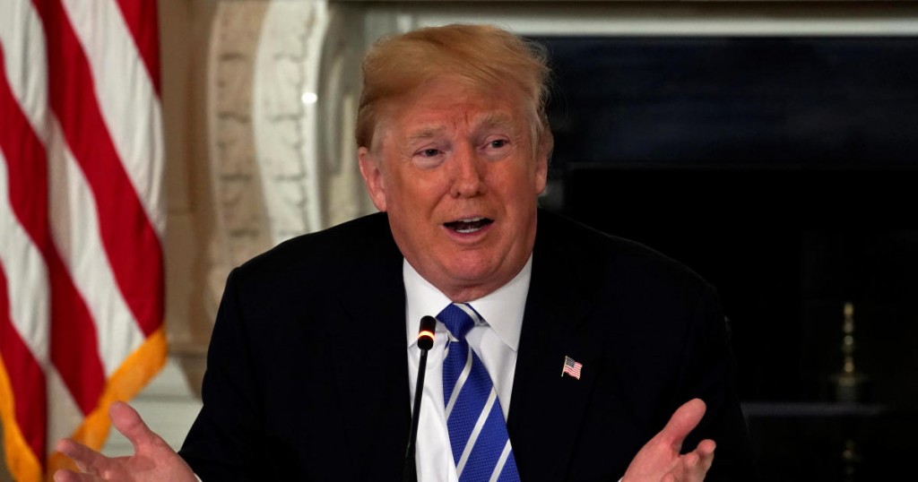 U.S. President Donald Trump holds a meeting on his infrastructure initiative at the White House in Washington