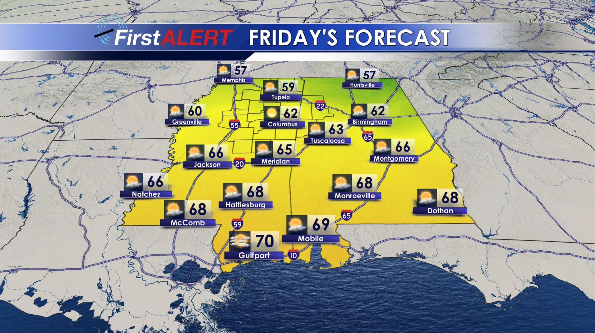 Friday's Forecast
