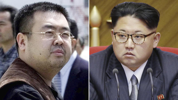 FILE - This combination of file photos shows Kim Jong Nam