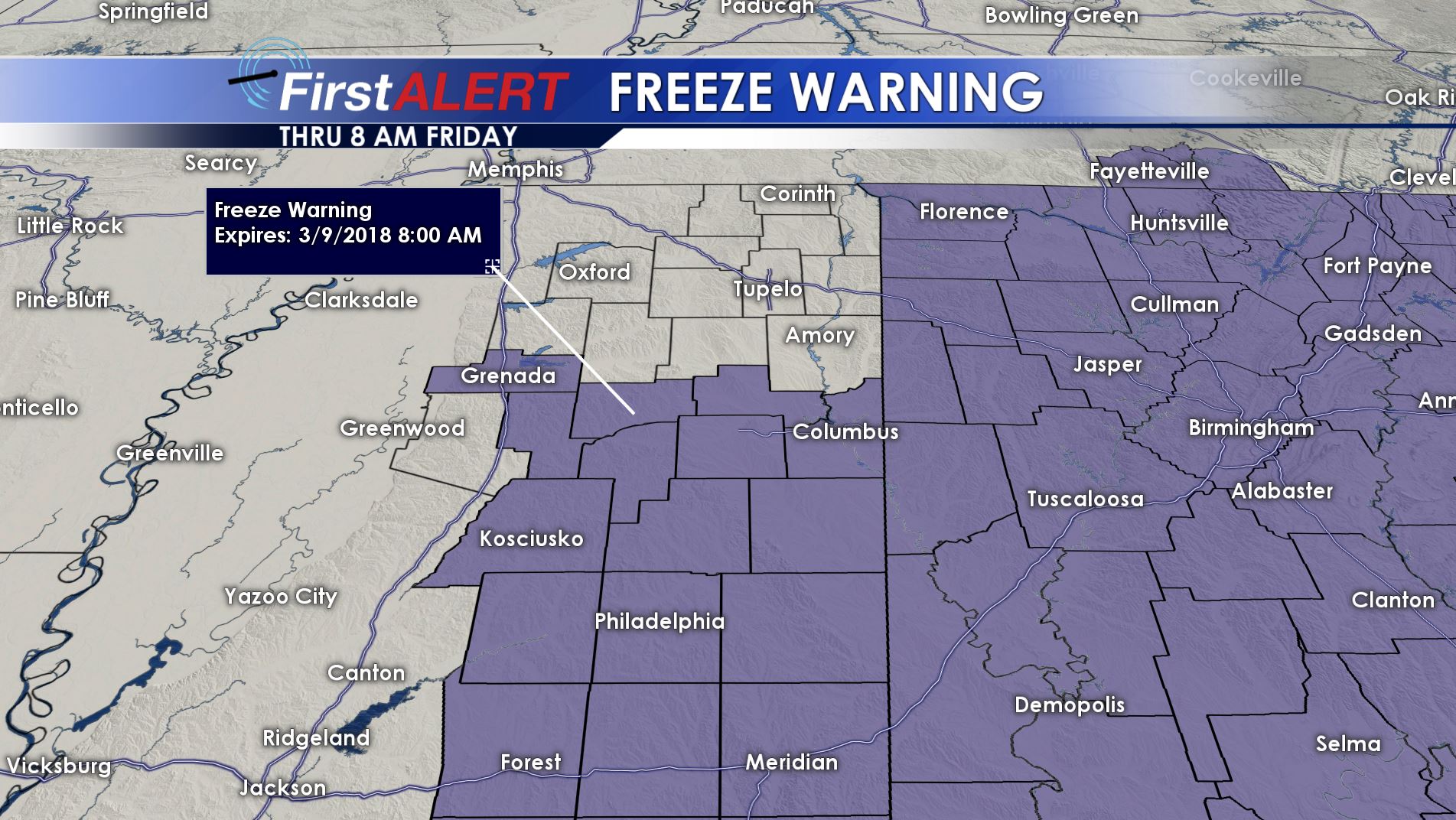 Freeze Warning Tonight