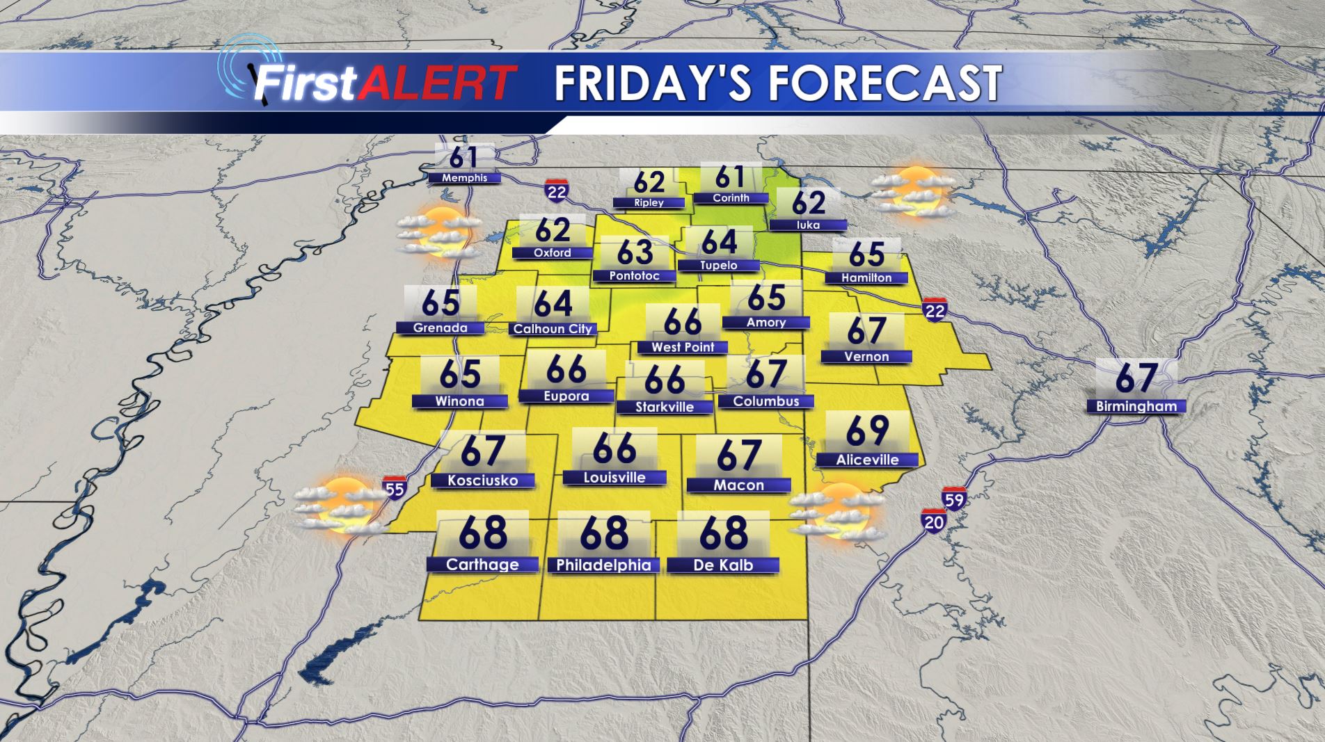 Quiet Start to Easter Weekend - Home - WCBI TV | Telling Your Story