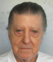 This photo provided by the Alabama Department of Corrections shows Walter Leroy Moody. A federal appeals court has rejected the death row inmate's argument that Moody must serve out his federal sentence before Alabama can put him to death for the 1989 killing of a federal judge. He is scheduled to be executed Thursday