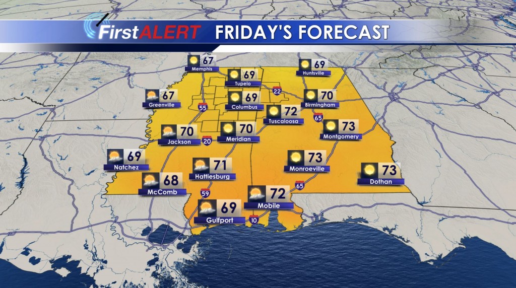 Friday's Forecast