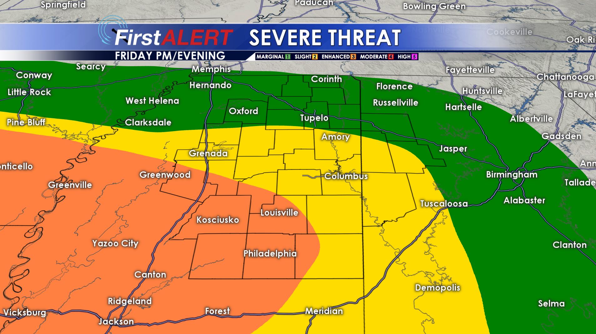 Rain & Storms Friday, Cool Saturday - Home - WCBI TV | Your News Leader