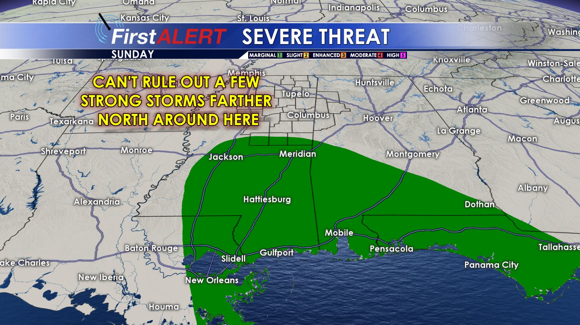 Storm Threat Sunday