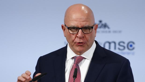 U.S. National Security Adviser H.R. McMaster talks at the Munich Security Conference in Munich