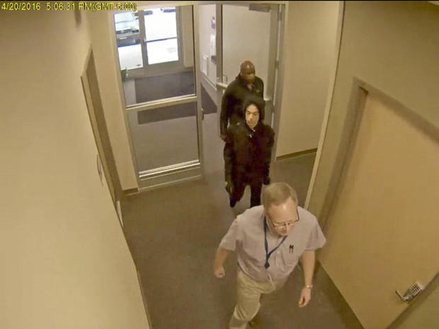 In this image made from surveillance video provided Thursday