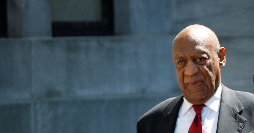 Actor and comedian Bill Cosby exits Montgomery County Courthouse after a jury convicted him in a sexual assault retrial in Norristown