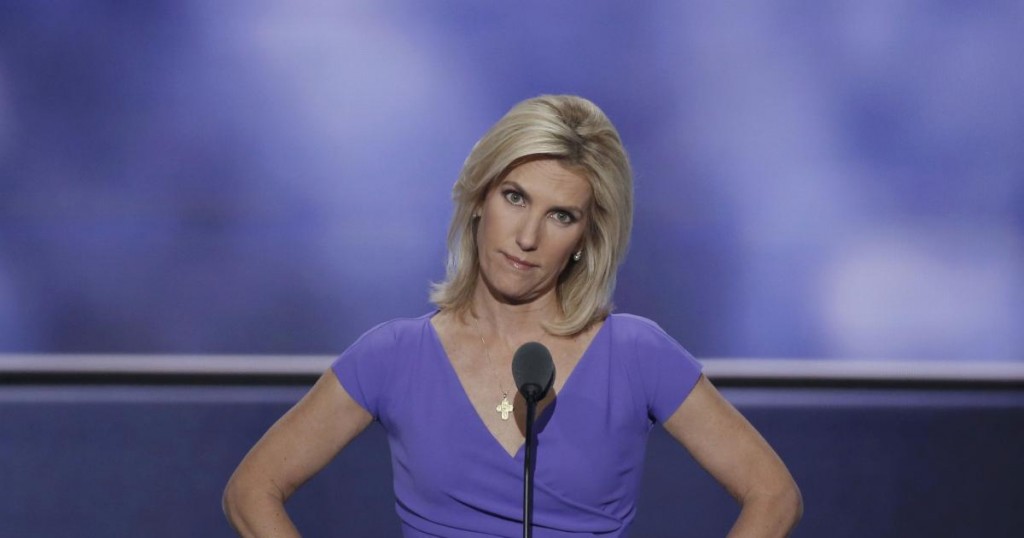 Conservative political commentator Laura Ingraham speaks during the third session of the Republican National Convention in Cleveland