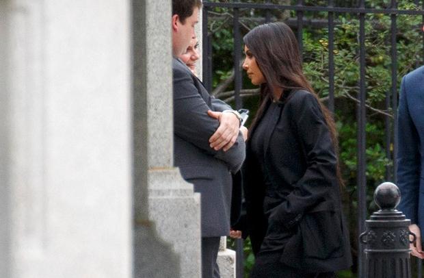 Reality TV star Kim Kardashian arrives for meetings at the White House in Washington