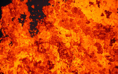 Volcanic eruption in Hawaii 