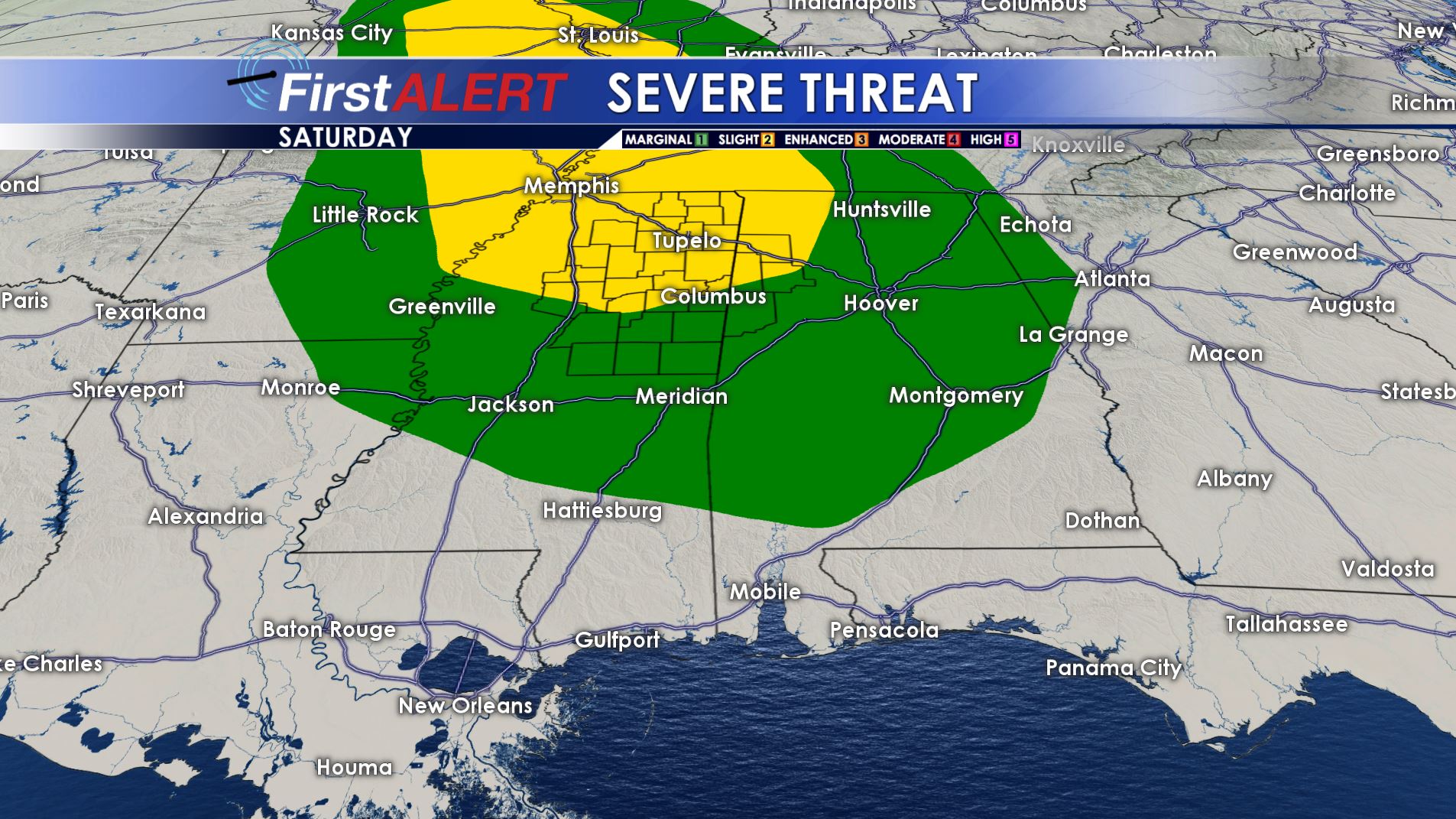 Severe Threat Saturday