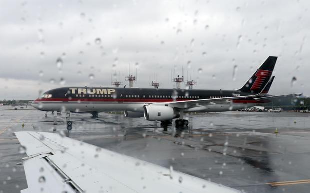 The private jet of US President Donald Trump jet