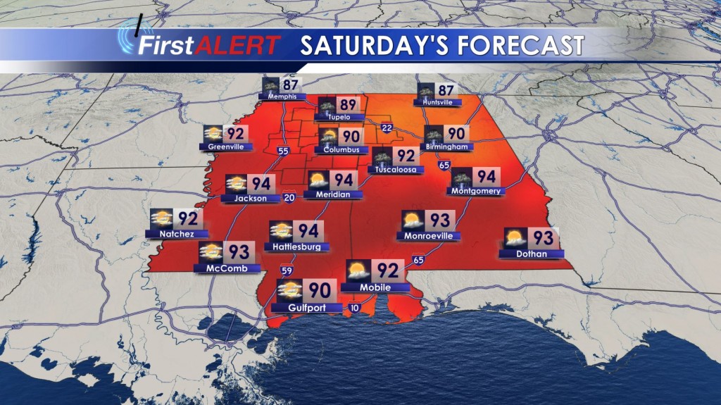 Saturday's Forecast