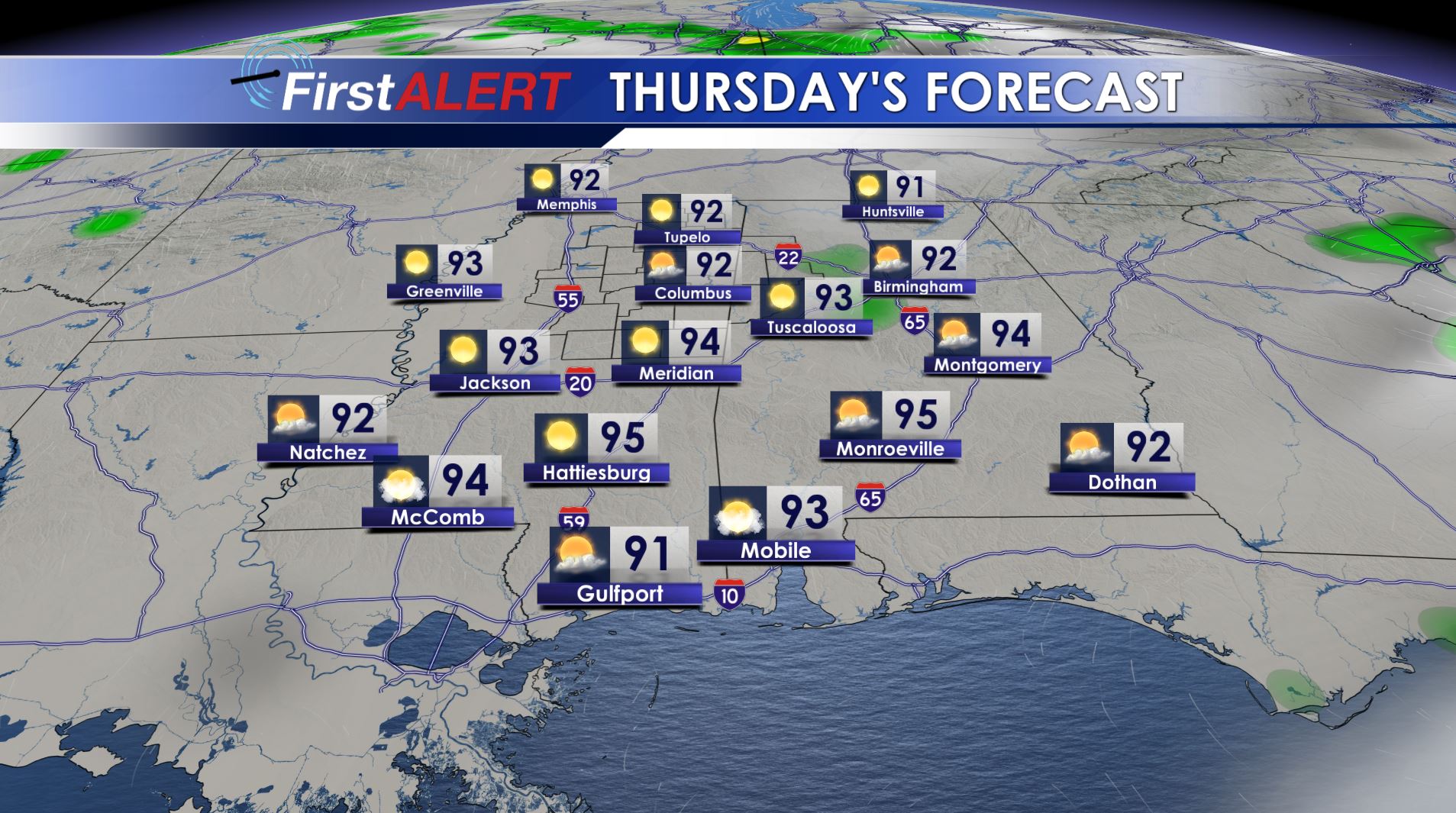 Warming up as the weekend nears - Home - WCBI TV | Telling Your Story