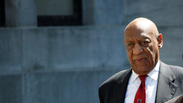 Actor and comedian Bill Cosby exits Montgomery County Courthouse after a jury convicted him in a sexual assault retrial in Norristown