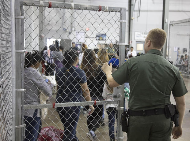 Central Processing at McAllen Border Patrol Facility 