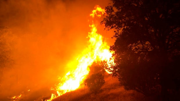 In this photo provided by the California Department of Forestry and Fire Protection