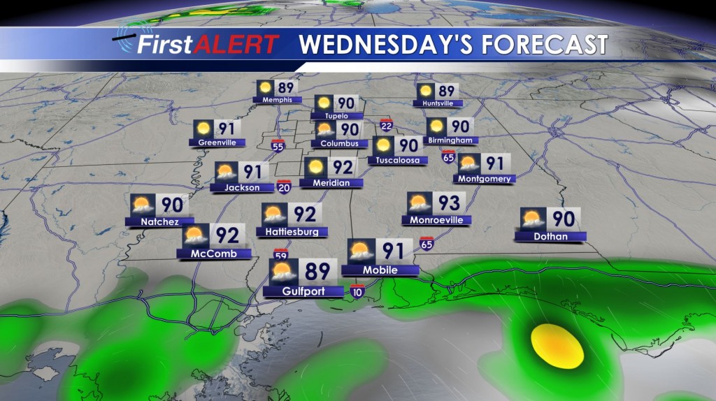 Wednesday's Forecast