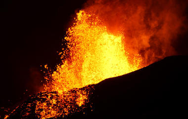 Volcanic eruption in Hawaii 