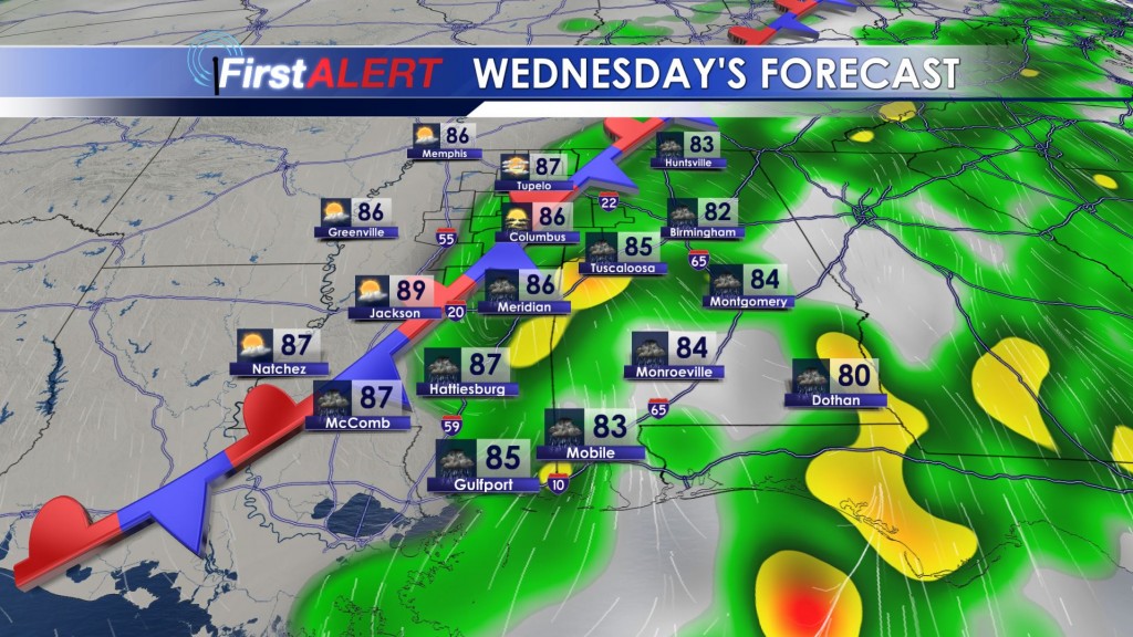 Wednesday's Forecast