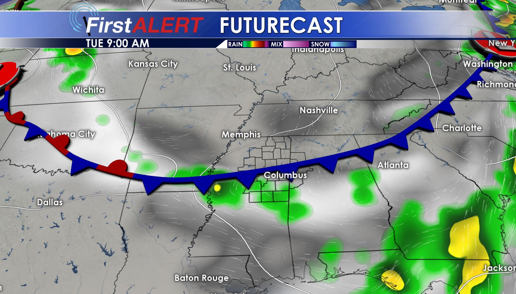 Cold Front On The Way! - Home - WCBI TV | Telling Your Story