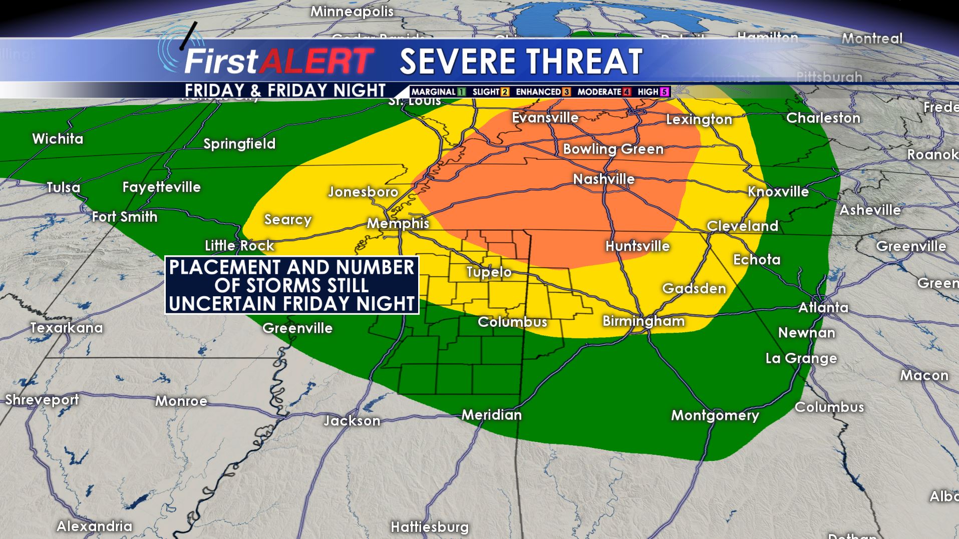 Friday Night Severe Threat