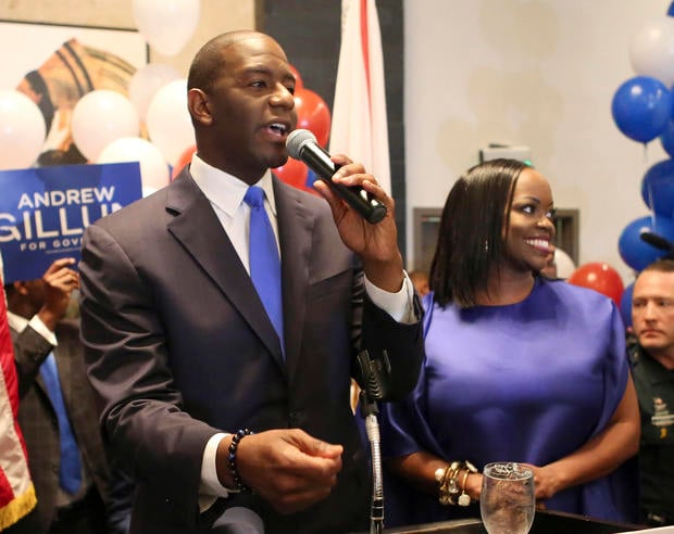 Andrew Gillum and his wife